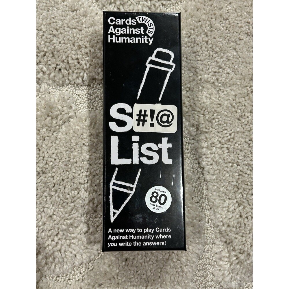 New sealed- Cards Against Humanity Sht List